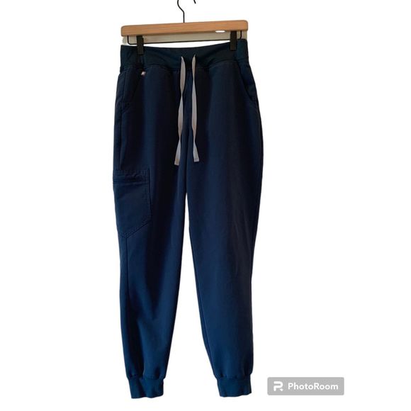 Figs Zamora Navy Jogger Scrub Pants Medium - Picture 1 of 3